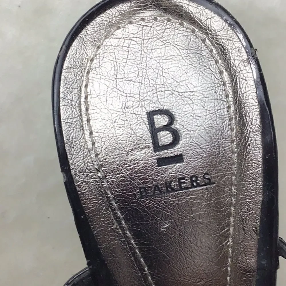 Bakers “Rory” Black 5” Ruffle Top Stiletto Heels